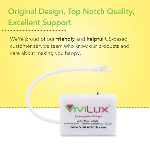 ViviLux Cordless LED Sewing Machine Light, 1200 Lumen, Magnetic Mount - size: Standard (Magnet)