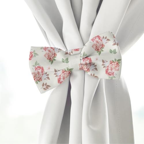 JarThenaAMCS 60Pcs Floral Cotton Fabric Bundles Pink Retro Floral Fabric Squares Spring Summer Quilting Patchwork for DIY Handmade Sewing Crafting, 10 x 10 Inch