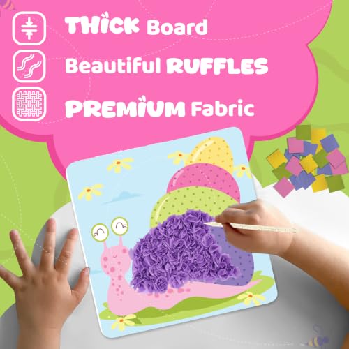 jackinthebox Poke Art Bugs Craft Kit for Kids, Girls, Toys, Gifts, Ages 4-8 - style: Bugs