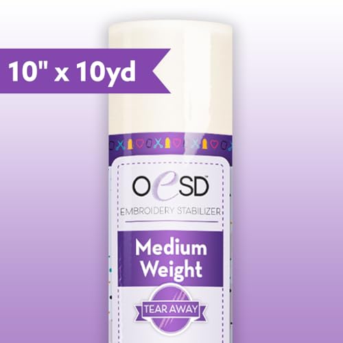 OESD Medium Weight Tear Away Embroidery Stabilizer 10" x 10 Yd Roll