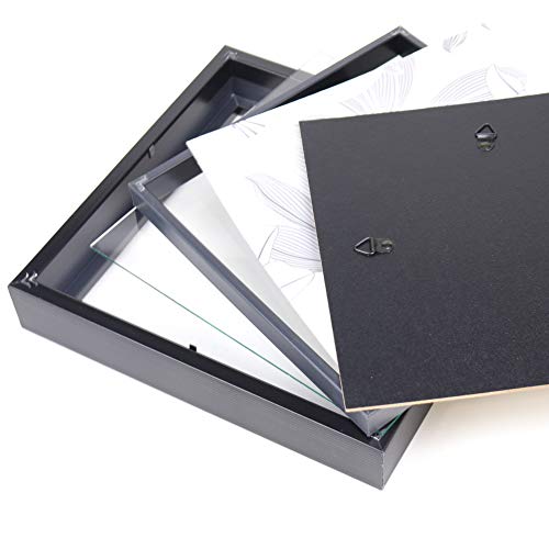 Lawrence Frames 785088 Shadow Box Frame, 8x8, Black - color: Black, size: 8 x 8 inches