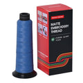 BAI Matte Machine Embroidery Thread 120D/2 40 wt Low Shine Navy Blue-8405 - color: Navy Blue-8405
