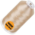 New brothread 4000M Huge Spool Embroidery Machine Thread - Beige - color: Beige-843
