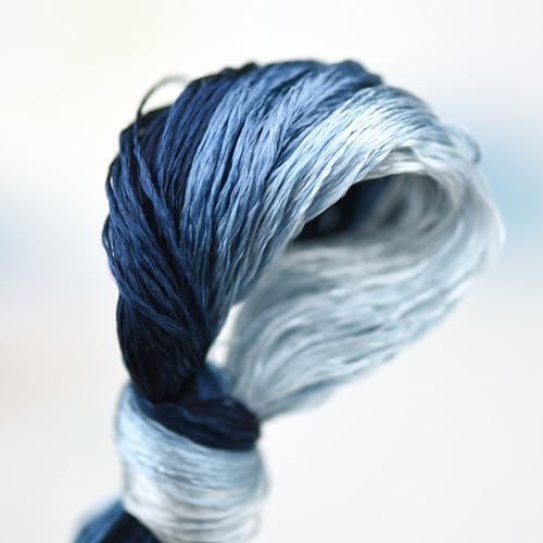 Natural 100% Mulberry Handmade Embroidery Silk Thread Silk Floss (73) - color: 73