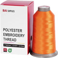 BAI Polyester Embroidery Machine Thread 5000 Yards Golden Orange+1180 - color: Golden Orange+1180