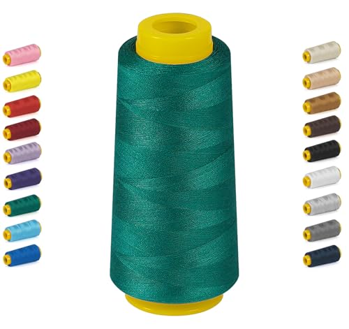 1800 Yards Green Thread Sewing, All Purpose Thread for Sewing - color: 011-Green, size: 40S/2