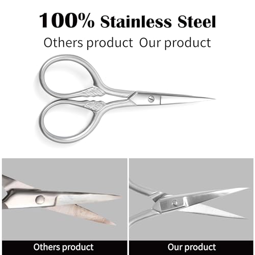 Small Scissors for Beauty and Personal Care - color: Silver