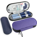 CDBXPRG Insulin Pen Cooler Travel Case, 2 TSA Approved Ice Packs Purple - color: Purple