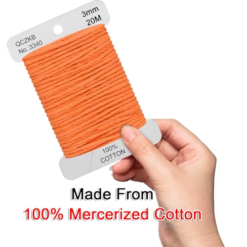 Classic Crochet Thread Yarn 100% Pure Cotton Thread,Col No: 3340,Medium Apricot - color: Medium Apricot