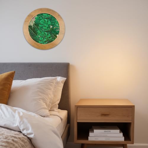 3 Sets Embroidery Display Frame with Bamboo Hoops, 6 Inch Round Wall Mounted Embroidery Hoop Frame for Finished Cross Stitch, Needlework, DIY Art Craft Sewing Decoration, Assembly Required - size: 6 in