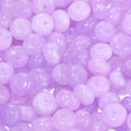 5x8mm 100Pcs Natural Purple Rondelle Beads for Jewelry Making Loose Spacer Abacus Disk Beads Gemstone for Bracelets Necklace DIY Crafts - color: Purple