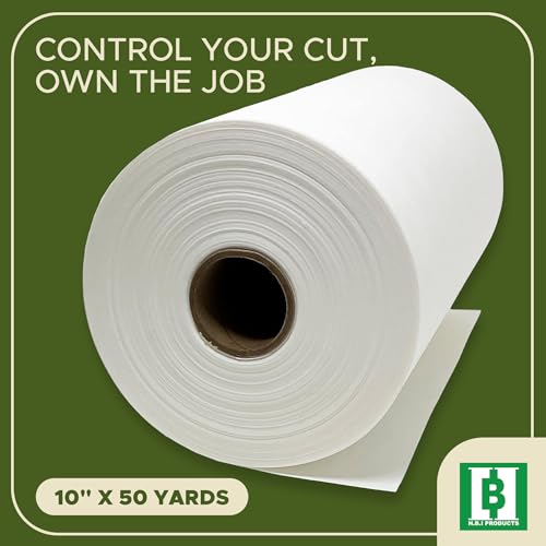 HBI Cut Away Embroidery Stabilizer Roll, 2.5 oz Medium, 10 in x 50 yd - size: 10” x 50 Yds