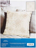 Janlynn Candlewick Decorative Pillow, Snowflake, Beige