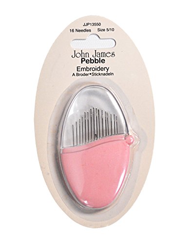 Pack of 10 John James embroidery needles