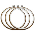 Waziaqoc 10 Inch Embroidery Hoop Frame Set, Round Circle, 3 Pcs - style: 10 inch