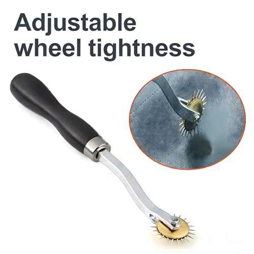 MAGIKON Tracing Wheel, Leather Sewing Stitch Marking Tool 4mm