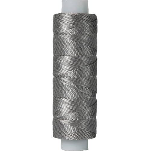 ThreadArt Pearl Cotton Thread Size 8, 75yd, Light Steel Grey 318 - color: LIGHT STEEL GRAY