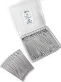 VONEEDL 200 PCS Large Eye Heavy Duty Sewing Needles - Bulk Set of 2.4 inch Big Eye Embroidery Needles - Easy to Thread Quilting Needles - size: 200 Needles