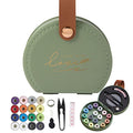 ZUNON Sewing Kit, Travel Mini Sewing Kits for Adults Suppliers Repair Project Kit Needle Family Sewing Thread Accessories Traveler Beginner Emergency Kids DIY Organizer Plastic(Green Sewing kit) - color: Green sewing kit
