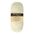 Scheepjes Catona Shine 50 g (105-G) Bridal White with Gold Metallic Thread - color: 105-G Bridal White - Gold