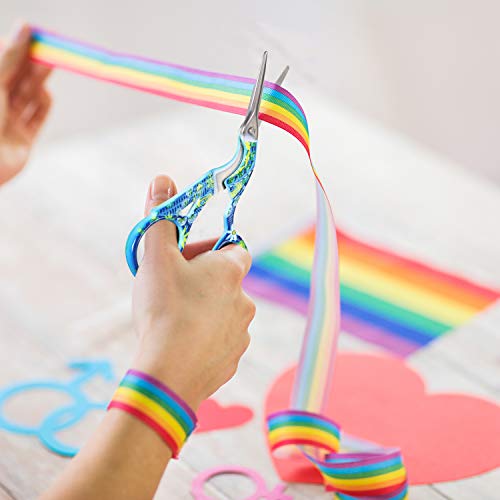 Mudder 5 Pcs Embroidery Scissors Stork Bird Needlepoint Scissors 3.7"