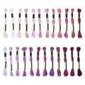 FASHEWELRY 210 Yards Embroidery Thread Bulk Purple Crewel Cross Stitch Threads 1mm Polyester Embroidery FlossThread for Jewelry Making Bracelet Knitting Stitch Supply - color: Purple, size: 1mm