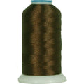 ThreadArt Polyester Machine Embroidery Thread, 1000M 40wt, Chocolate 405 - color: Chocolate