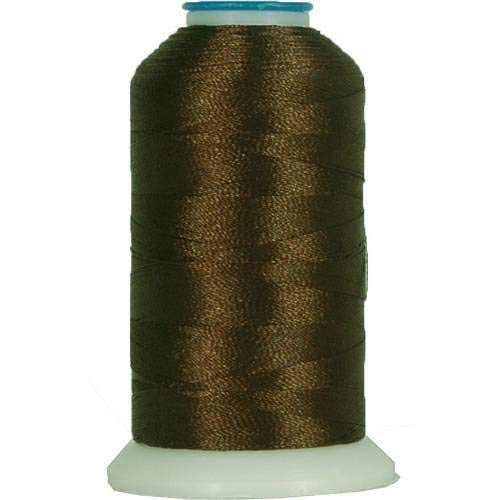 ThreadArt Polyester Machine Embroidery Thread, 1000M 40wt, Chocolate 405 - color: Chocolate