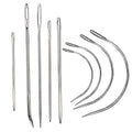 Veroave Sewing Needles, 9 PCS Curved Needle, Upholstery Needle - size: 9PCS