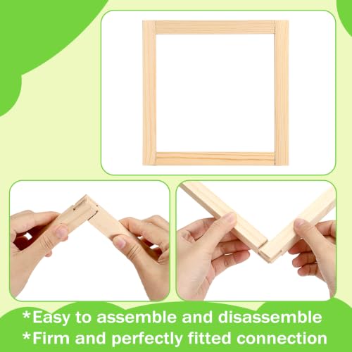 OwnMy 7 Inch Needlepoint Stretcher Bars Wood Stretcher Bars for Needlework - size: 7 Inch