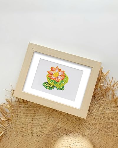PeakLuv Small Diamond Art Kits Flowers Mini Diamond Painting Kit for Adults - color: Flowers