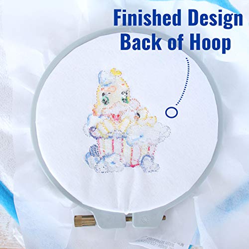 Threadart Tearaway Embroidery Stabilizer | Heavy Weight 4" x 8" 200 Precut Sheets - size: HEAVY TEAR-AWAY 4"X8" SHEETS