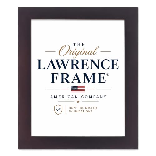 Lawrence Frames 755945 Espresso Wood Picture Frame, 4 by 5-Inch, Dark Walnut - color: Dark Walnut, size: 4x5