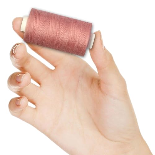 All Purpose Polyester Sewing Thread-2 Spools for Hand and Machine Sewing(Light Khaki) - color: Light Khaki