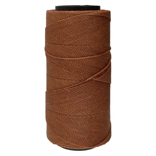 The Beadsmith Knot It Waxed Polyester Cord – Cinnamon Color – 0.7mm Diameter – Light Wax, 144 Meters (472 Feet) Per Spool – Make Jewelry, Macrame, Friendship Bracelets and DIY Crafts - color: Cinnamon