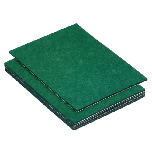 PATIKIL 8x6 Inch Lamp Base Felt, 6Pack 3mm Thickness Rectangle Felt Furniture Pad Soft Adhesive Non-Slip Anti-Scratch Backed Felt for Lamp Furniture DIY Craft, Dark Green - color: Dark Green, size: 8x6 Inch