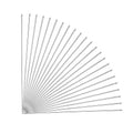 Craftdady 125Pcs Steel Beading Needles 3.5 Inch Long Straight Thin Beading Embroidery Needles for Sewing Easy Threading Jewelry Making - size: 1.2mm thick, 89mm long