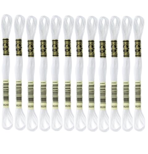 Six-Strand Embroidery Floss 3821-ECRU DMC - color: Snow White, size: 8.7 yards