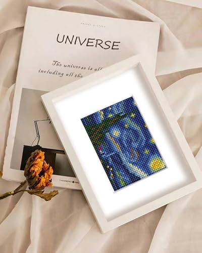 PeakLuv Small Diamond Art Kits Classic Masterpiece Diamond Painting Kits - color: Famous Paintings