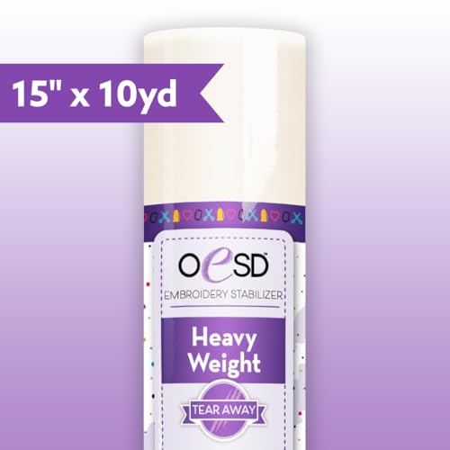 OESD Heavy Weight Tear Away Embroidery Stabilizer 15" x 10 Yd Roll