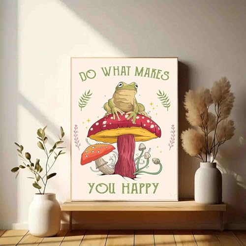 DYAIANGMU Mushroom Stamped Cross Stitch Kit for Adults 15.7x11.8 inches - color: red-64