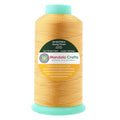 Mandala Crafts Size 69 210D T70 Blonde Bonded Nylon Thread, 1500 YDs - color: Blonde, size: T70 #69 210D/3 1500 Yards
