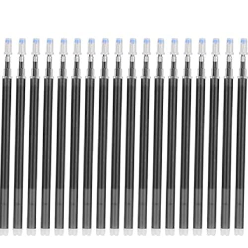 Heat Erasable Fabric Marking Pen Refills, 100-Piece Set, Black, for Sewing, Quilting and Dressmaking