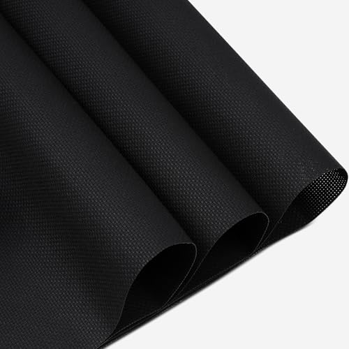 Cross Stitch Fabric, Black 14 Count 59 * 39 Inch Embroidery Fabrics - color: Black