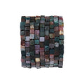 BEADIA Natural Indian Agate Square Stone Beads 4x4mm 85pcs Cube Loose Semi Gemstone Beads for Jewelry Making Design - color: Indian Agate