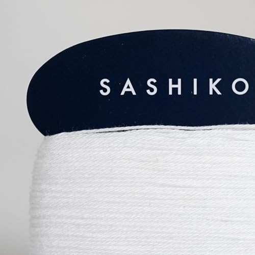 DARUMA Sashiko Thread Card Rolls Set of 3 (43.7 Yards x3) - Sewing & Embroidery, Includes Instruction Manual and Gift Packaging (Thin, White) - color: White, style: Thin