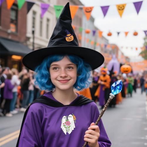 peacoblue Halloween Witchcraft Stick and Stitch Embroidery Patterns - color: Halloween witchcraft