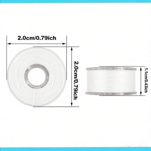 Sewing Thread Kit, 25 Pcs Bobbins for Sewing Machine, Size A SA156 Bobbin Thread for Brother Embroidery and Sewing Machines DIY Projects Black and White - color: 10 Black+15 White