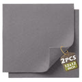 Dark Gray Soft Felt Sheets for Crafts, 12" x 12", 1.6mm Thick, 2 Pcs - color: Dark Gray