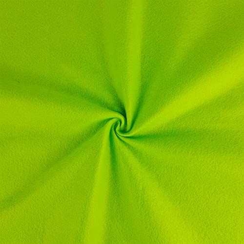 Jtnohx Color Felt Sheets 1 Square Yard Craft Felt Fabric Green-Yellow 1.4mm - color: Green-yellow
